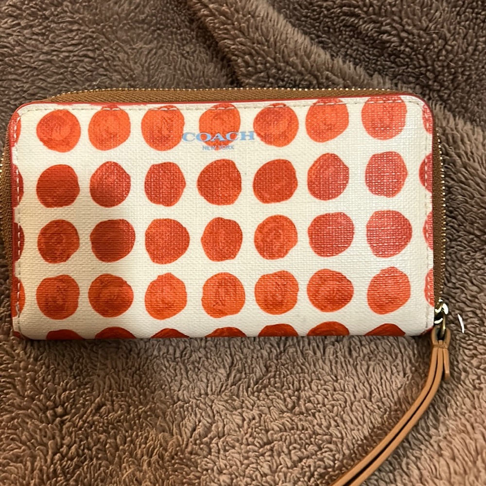 Coach mini zip wallet BN